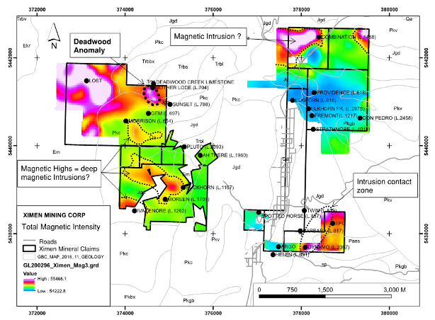 Vend tilbage volatilitet Gå op og ned Ximen Mining Identifies Geophysical Gold and Copper Targets at The Bud-Elk  Project — Greenwood BC – Ximen Mining Corporation